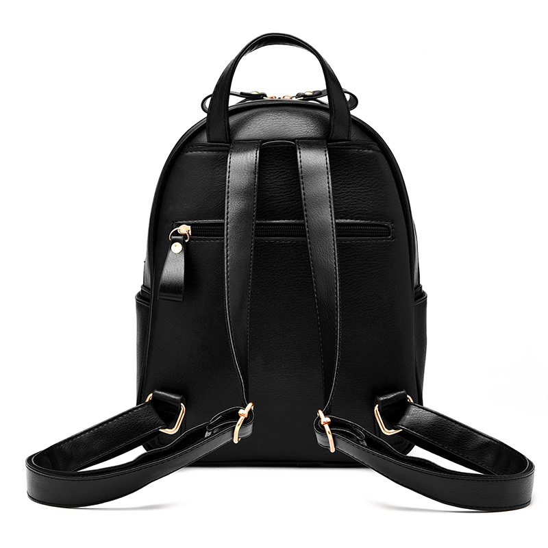 Title 7, Female Bag Rivet Backpack European Fashion College