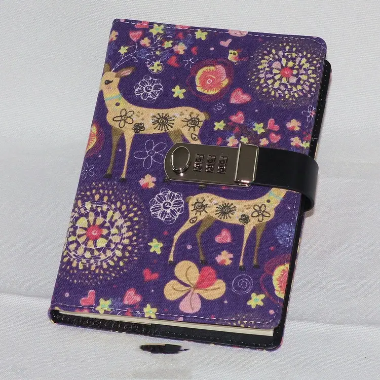 Locked Diary Password Book Creative Notes Thickened