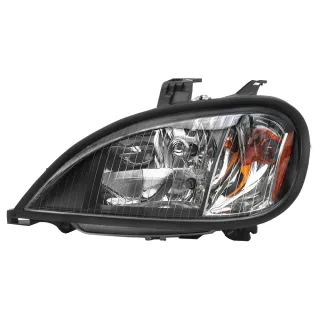 Black Halogen Headlights Assembly Compatible With Freightliner Columbia2004-2017 Driver Side