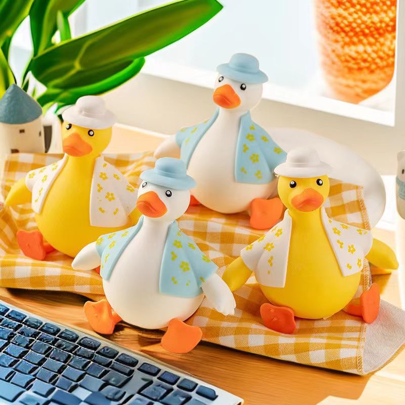 Cute Yellow Duck Squeeze Toy