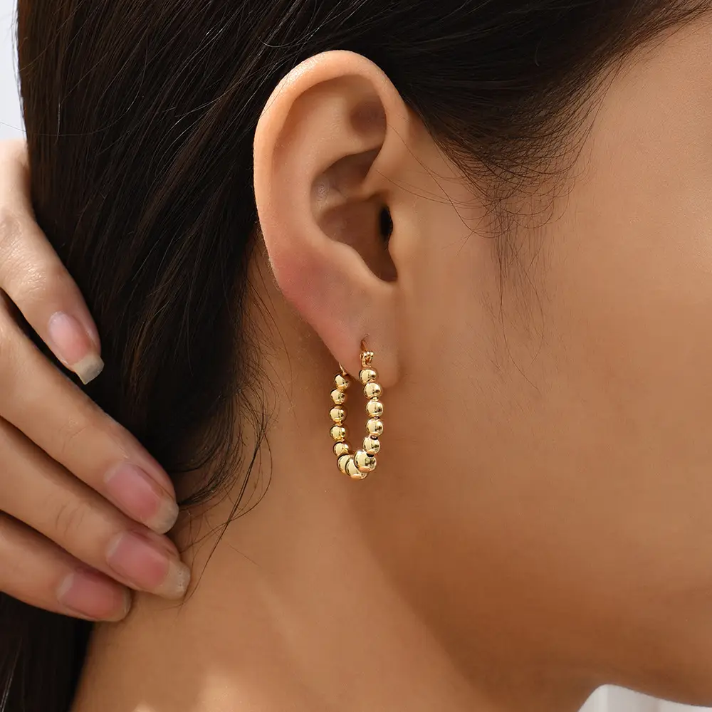 Temperament Earrings Niche Design Metal