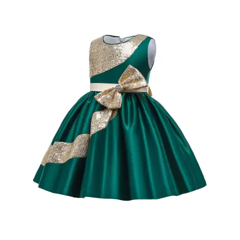 Girls Piano Performance Dress Kid Flower Girl
