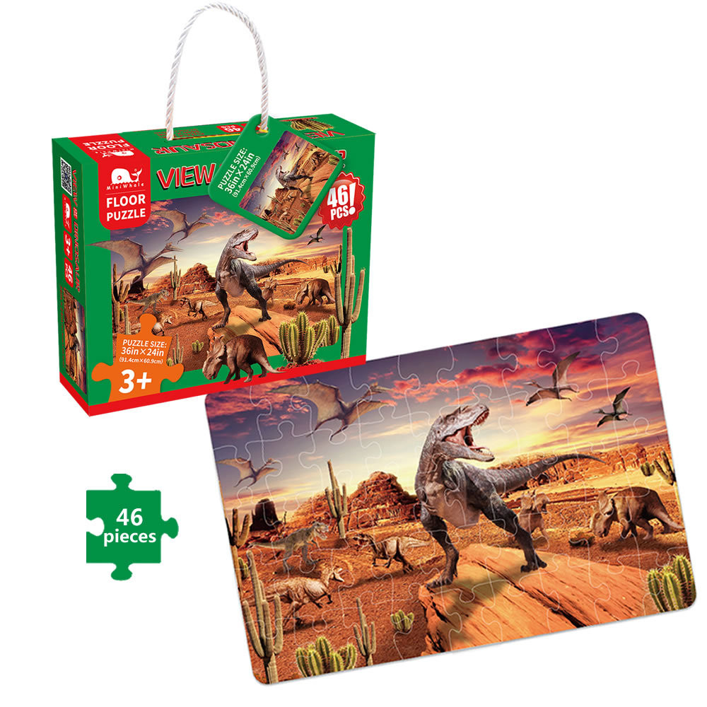 Dinosaur field puzzle