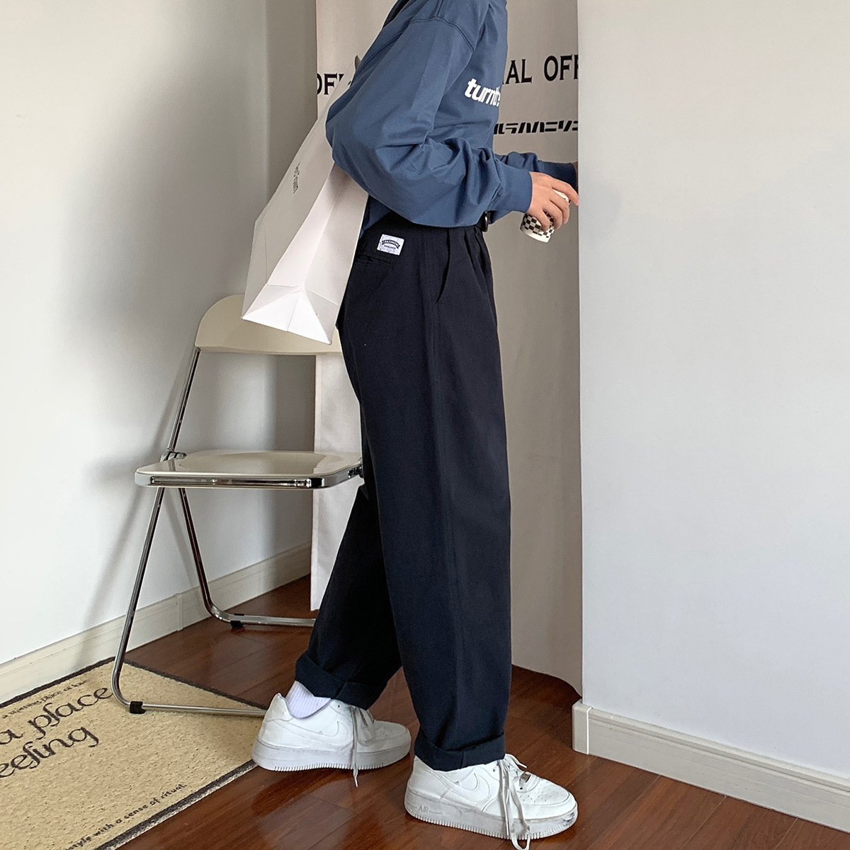 Men's Fashion Simple Straight Casual Pants