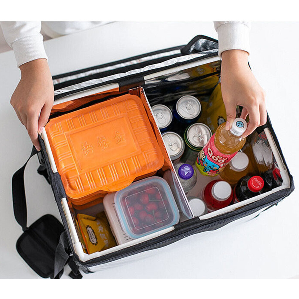 62L Food Delivery Bag  Rear Rack For Motorcycle Bike Food Delivery Drivers Kit 6