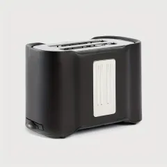 2-slice Toaster, Fast And Even Results Every Time, Wide Slots Fit Any Size Bread, Drop-down Crumb Tray, Easy To Clean, Banned From Sale On - Black - View 1