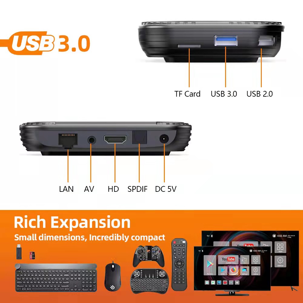 Title 2, HK1 X4S Android 11 Set-top BOX TV BOX S905X4 5G...