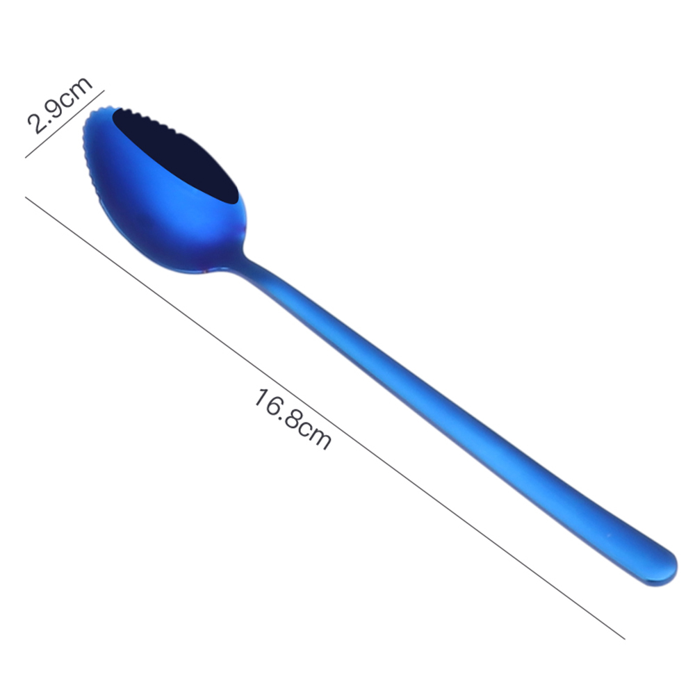 Title 8, 304 stainless steel titanium-plated fruit scoop