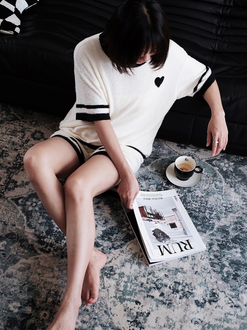 Title 7, Loose fitting Korean casual thin home pajama se...