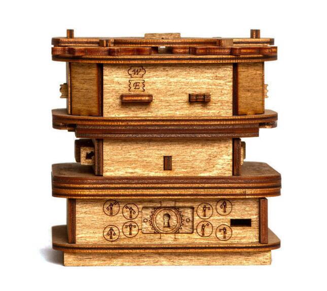 Spain David Jones Locker Wooden Decryption Organ Box Brain-burning Toy