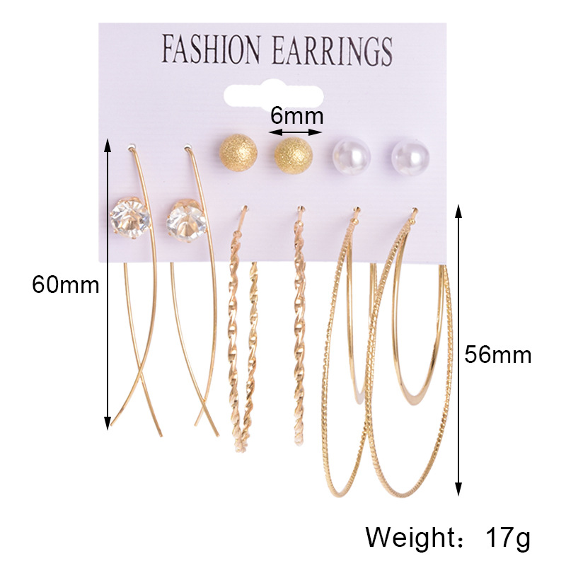 Foreign Trade Wholesale Exaggerated Earrings In Europe And America