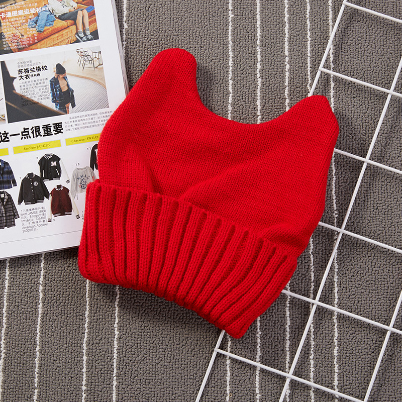 Title 8, Cat ears Korean woolen hat