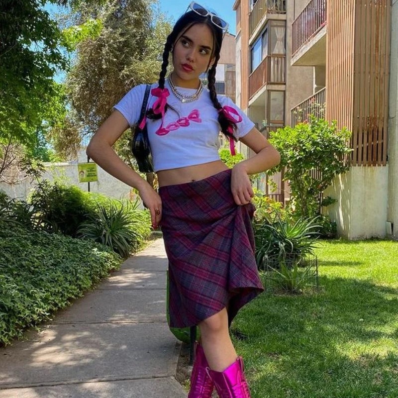 Women's Design Sense Summer Short Style With Exposed Navel