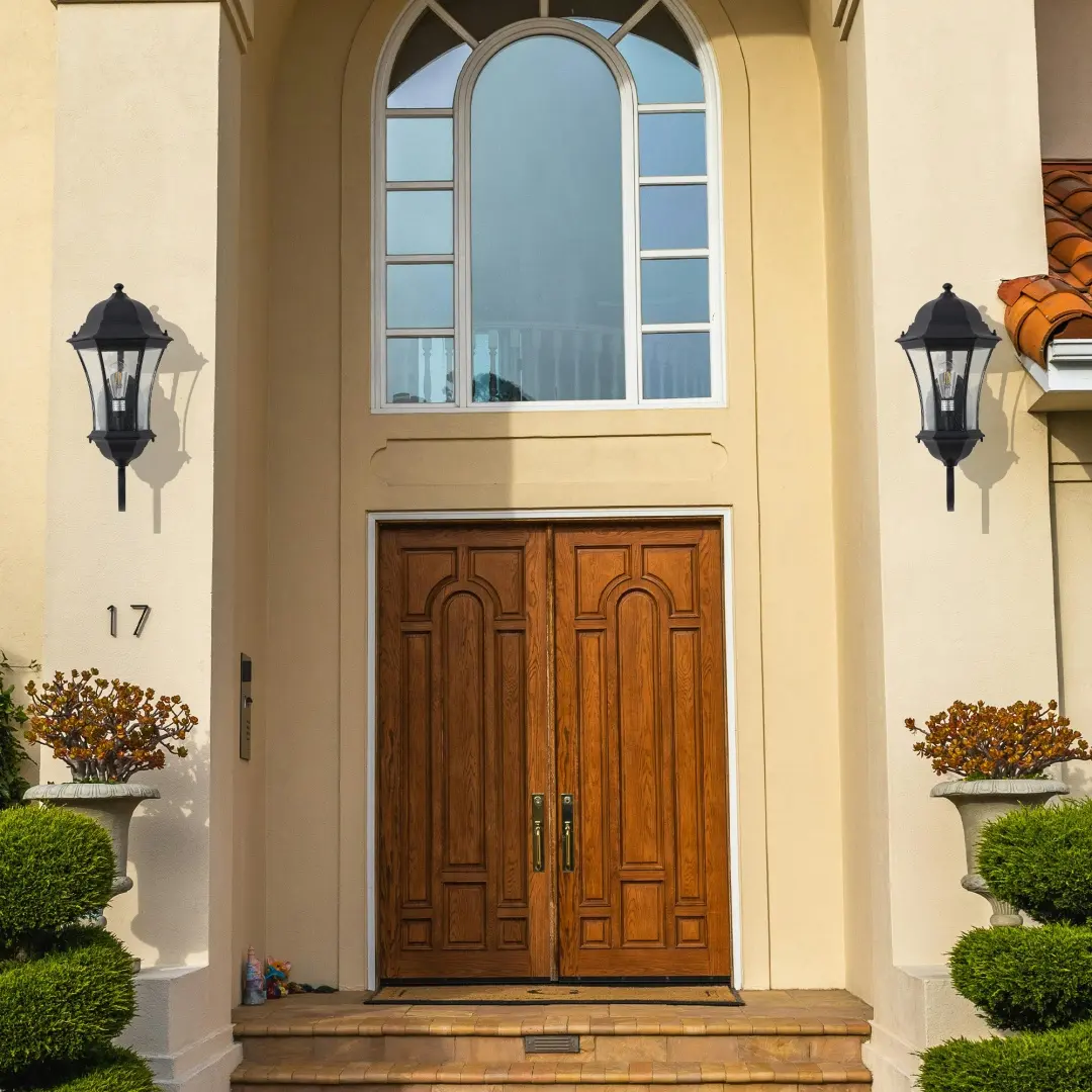27in H 1-Pack Outdoor Wall Lantern