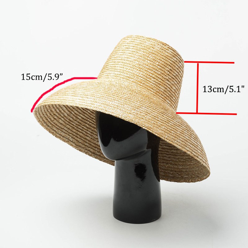 Title 3, Vintage High Top Big Brim Straw Hat