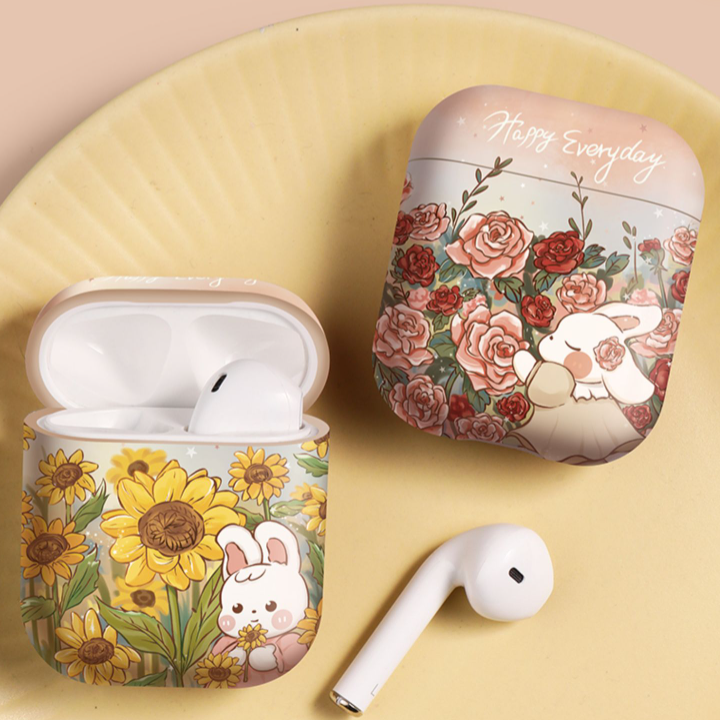 Wireless Bluetooth Headphone Case Protection Case Cartoon Cute