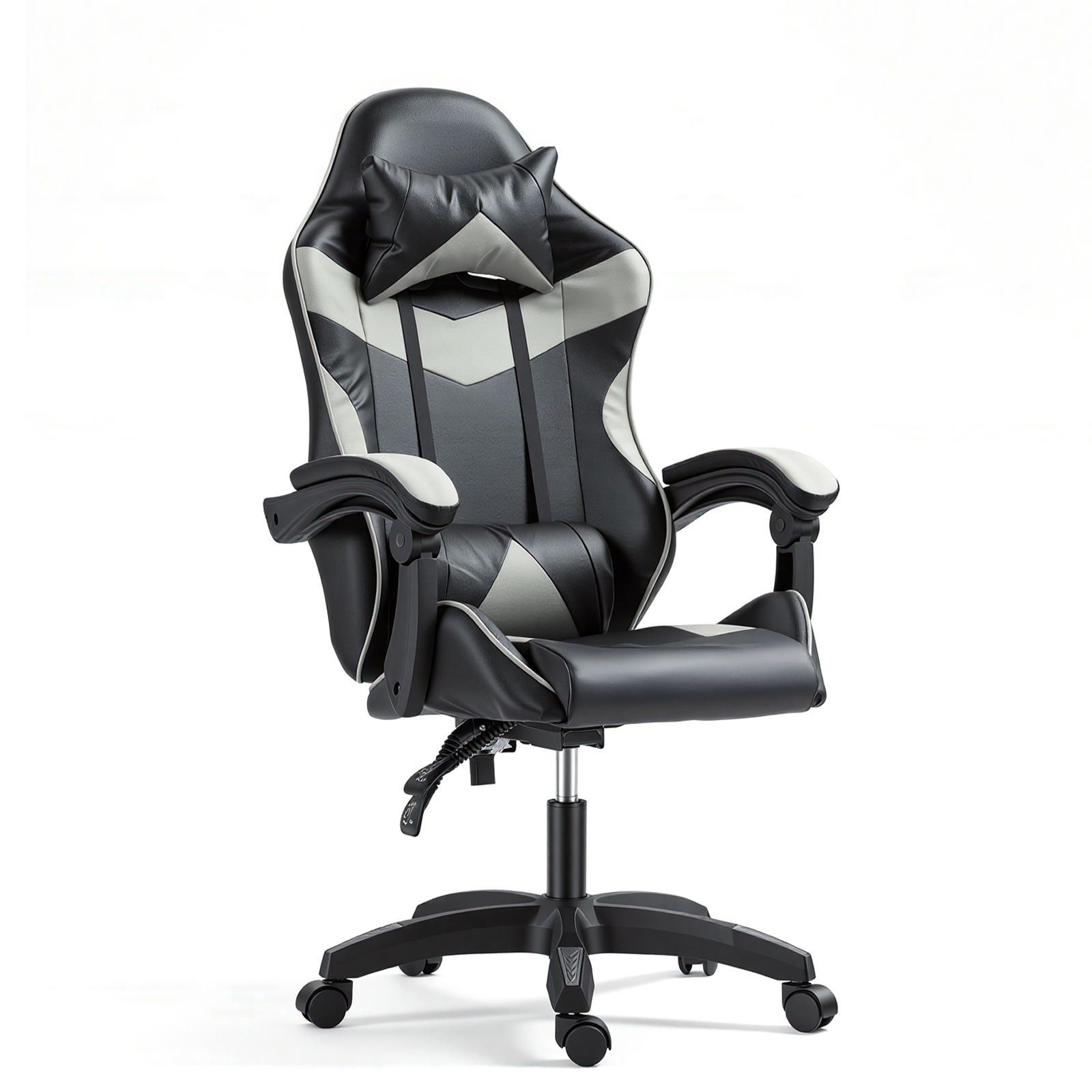 Gaming Reclining Swivel Chair For Adults,Ergonomic Racing PC With Lumbar Support — image 12