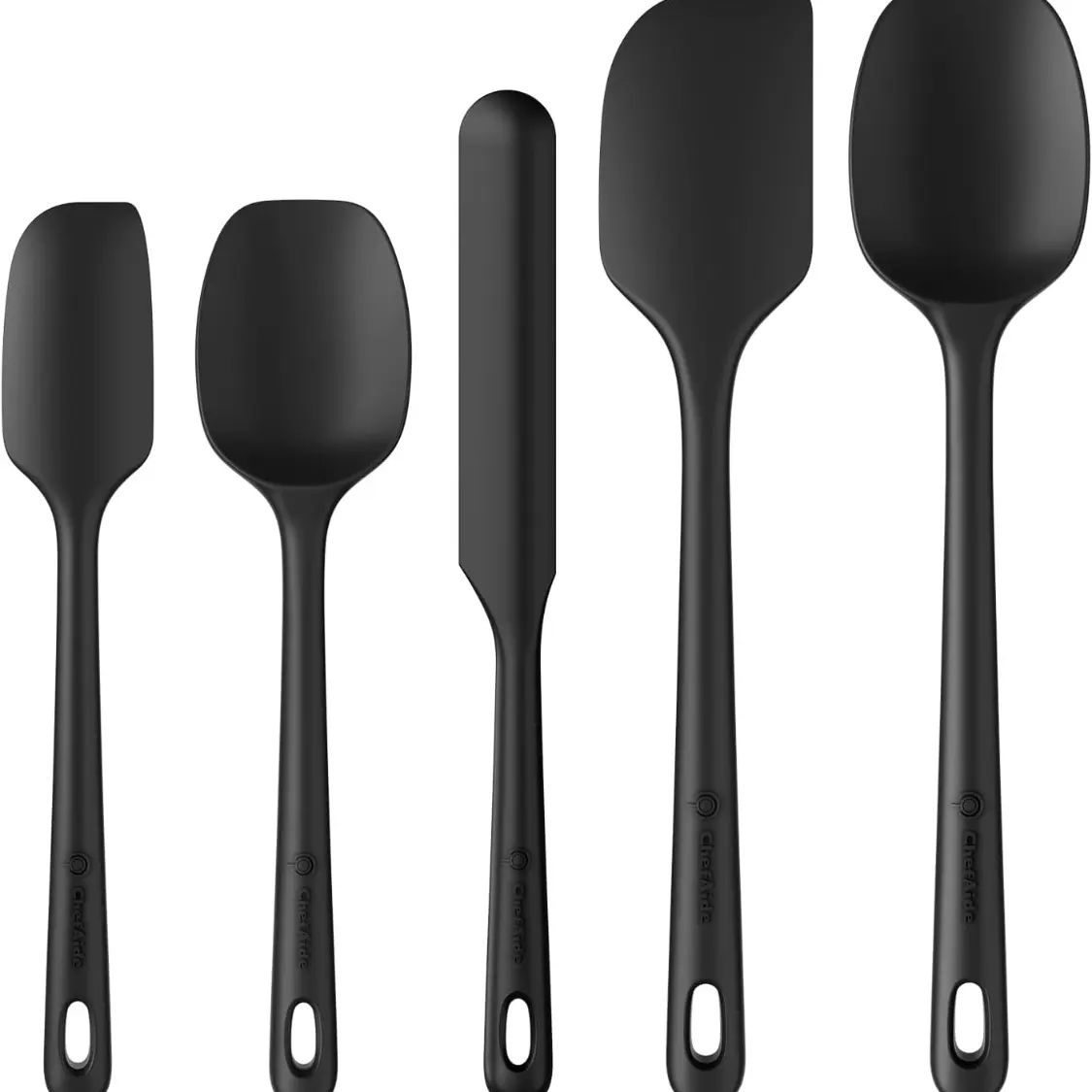 Silicone Spatula Set, Heat Resistant Rubber Kitchen