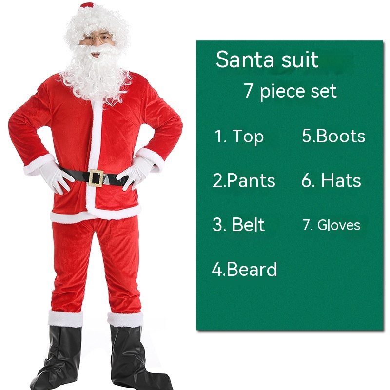 Santa Claus 7 Piece Set