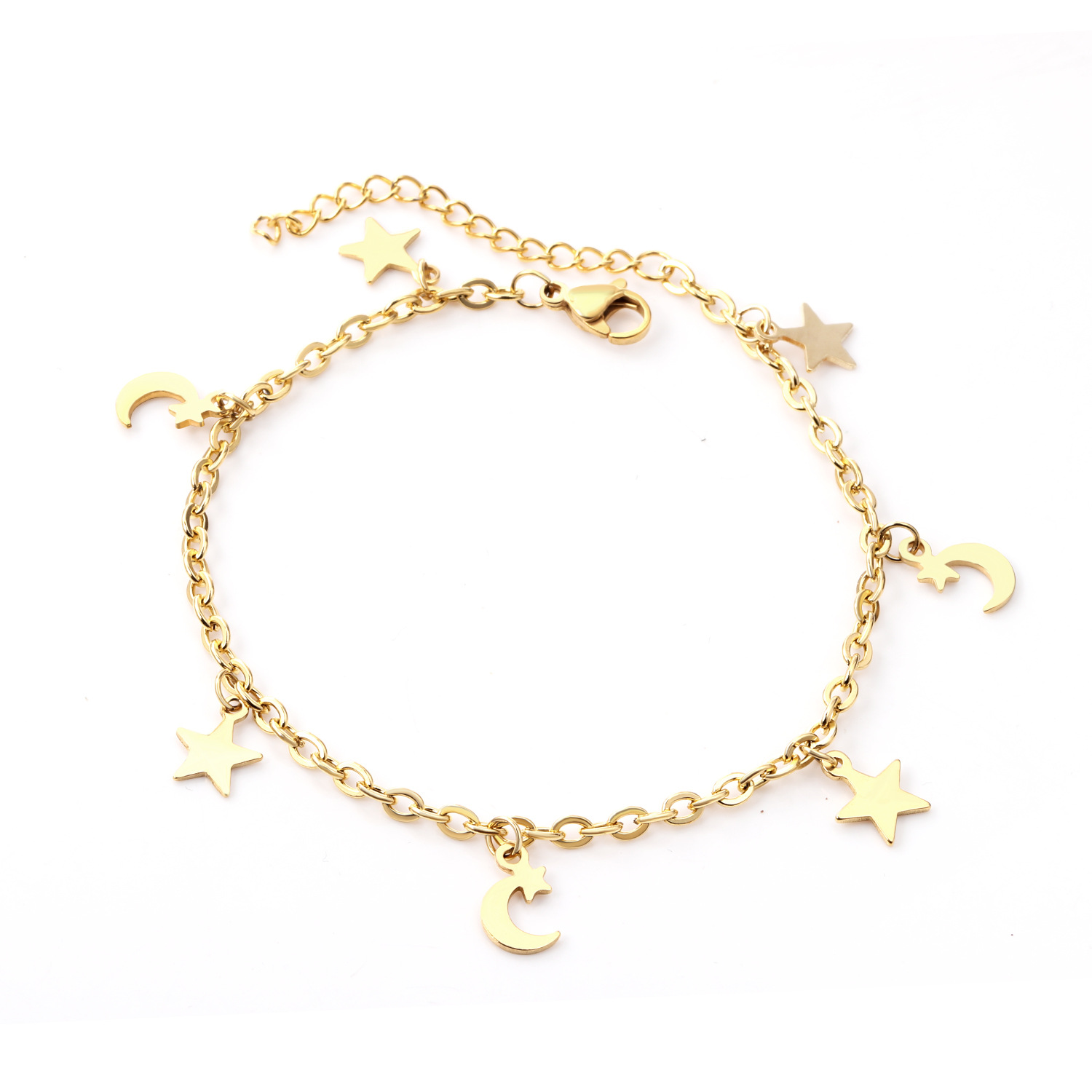 Title 17, Stainless Steel Anklet Chain Foot Ornaments Fem...