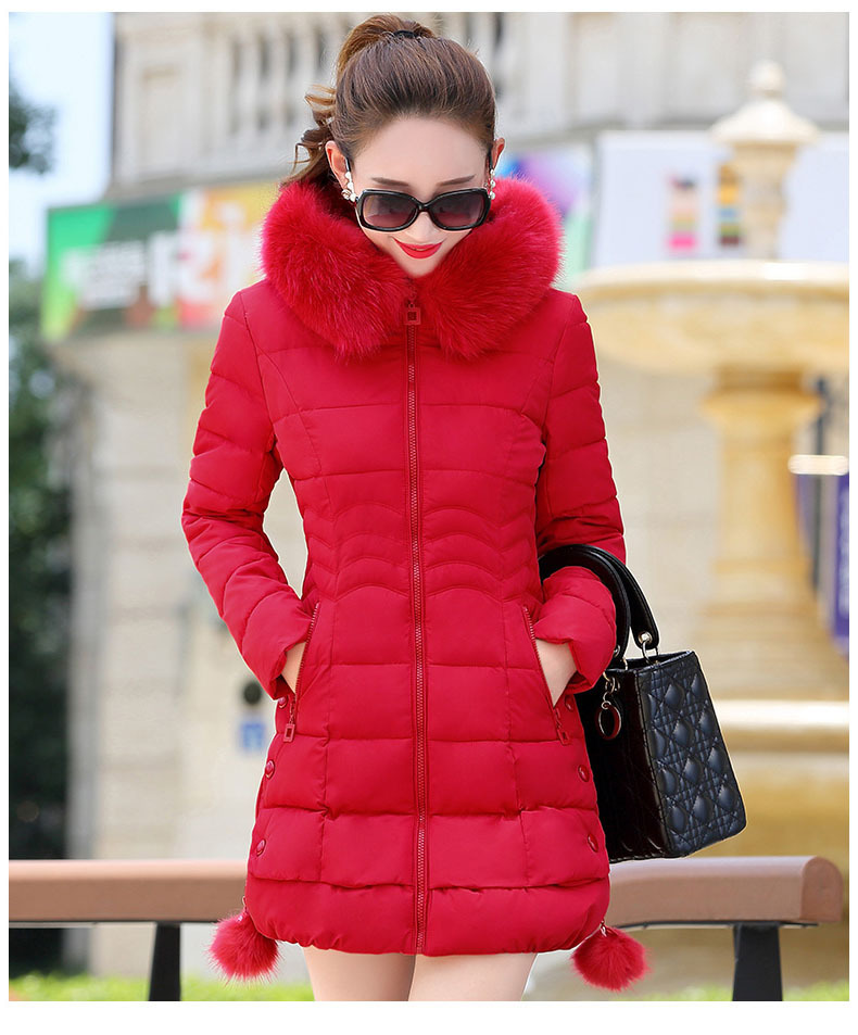 Down Loose Korean Style Women's Thick Padded Jacket