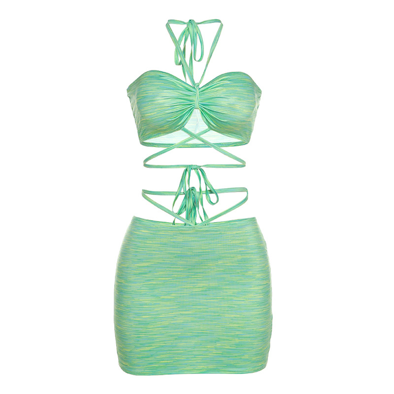 Women's Fashion Halter Neck Halter Tube Top Suit