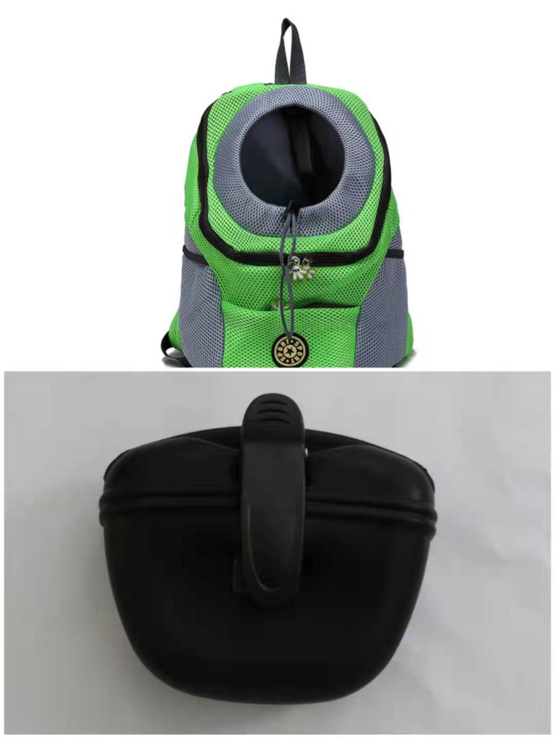 Black and Green bag L