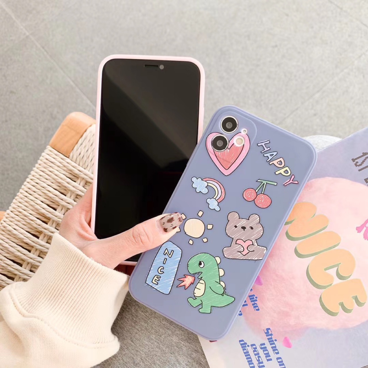 Compatible with , The New Rubik’s Cube Tpu Mobile Phone Case All-inclusive Lens