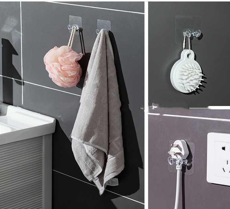 Multi Purpose Adhesive Hook Shaver Holder Mobile Phone Holder