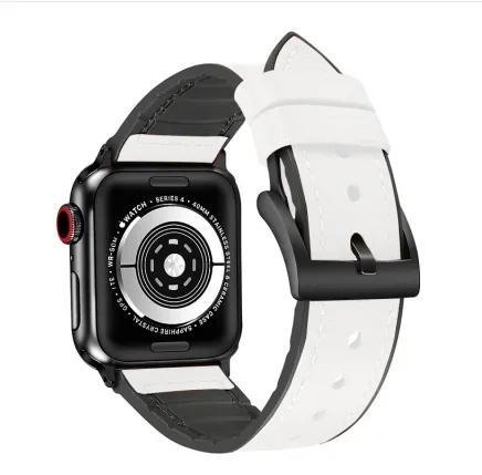 Light Luxury Smart Watch Leather Strap White - Shop at LoveMi