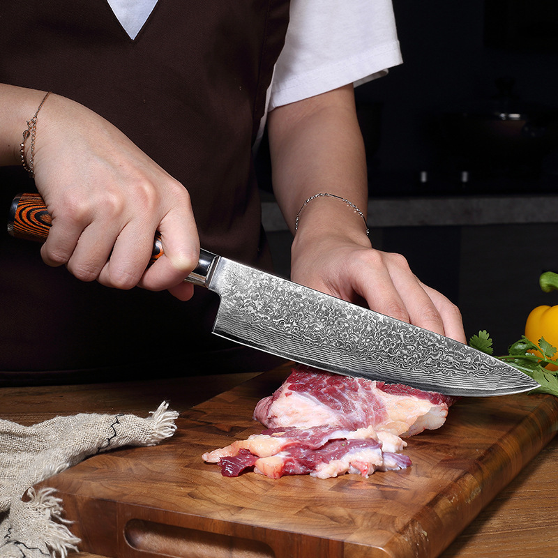 Damascus Steel Eight-inch Chef's Knife VG