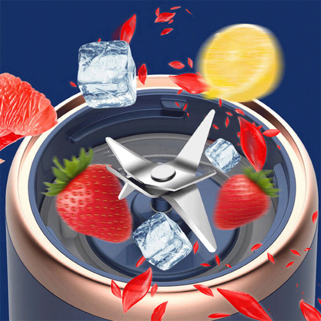 Electric Mini Juice Maker Portable Blender Smoothie Juicer Fruit Machine — image 12