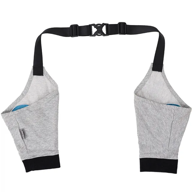 Dog Front Leg Protective Cover Injured Cotton Knee Pads Breathable Grey - Shop at LoveMi