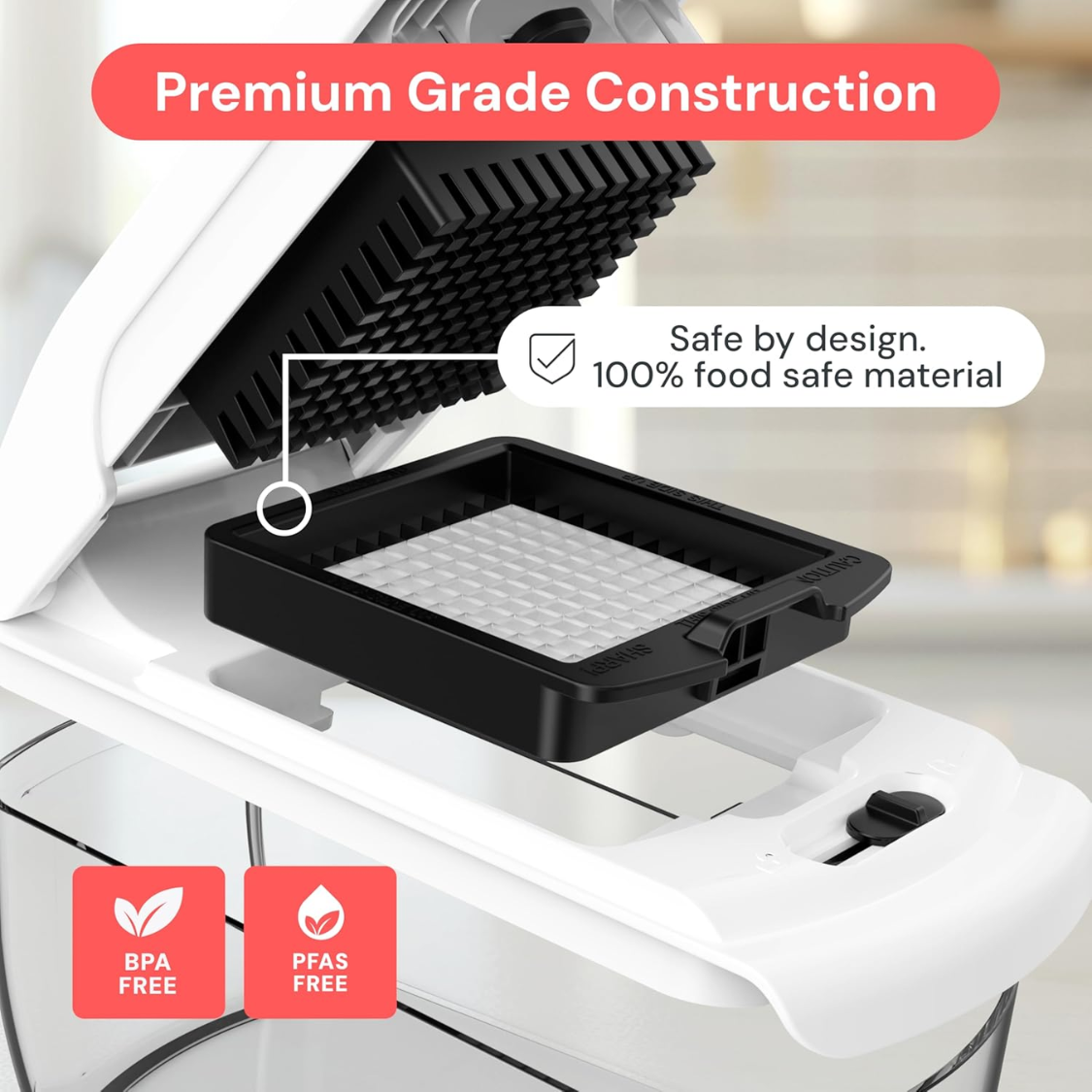 Vegetable Chopper And Spiralizer Food Chopper With Container Fruit Cutter Onion Dicer All In One Prep Tool Kitchen