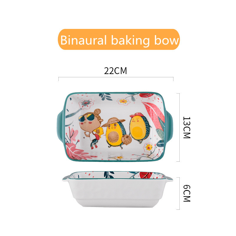 Binaural baking bowl