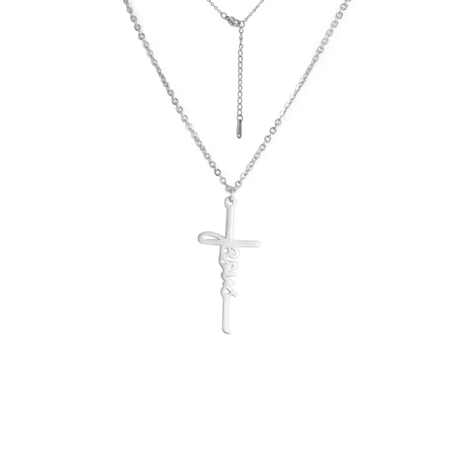 Cross Female Men's Stainless Steel Pendant Necklace Stee - Shop at LoveMi