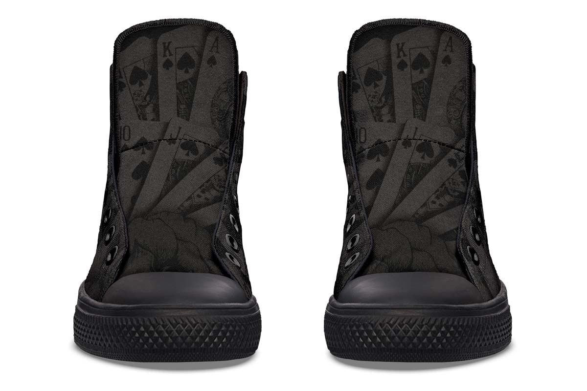 Printed Couple High-top Canvas Shoes