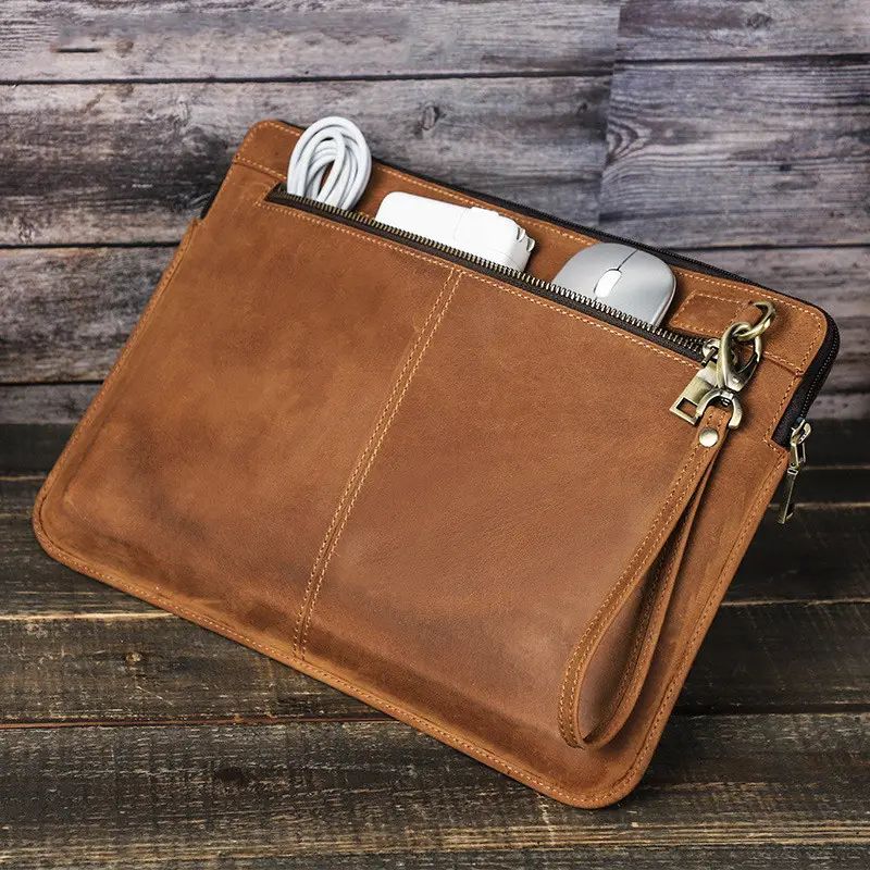New Protective Case Crazy Horse Leather Notebook