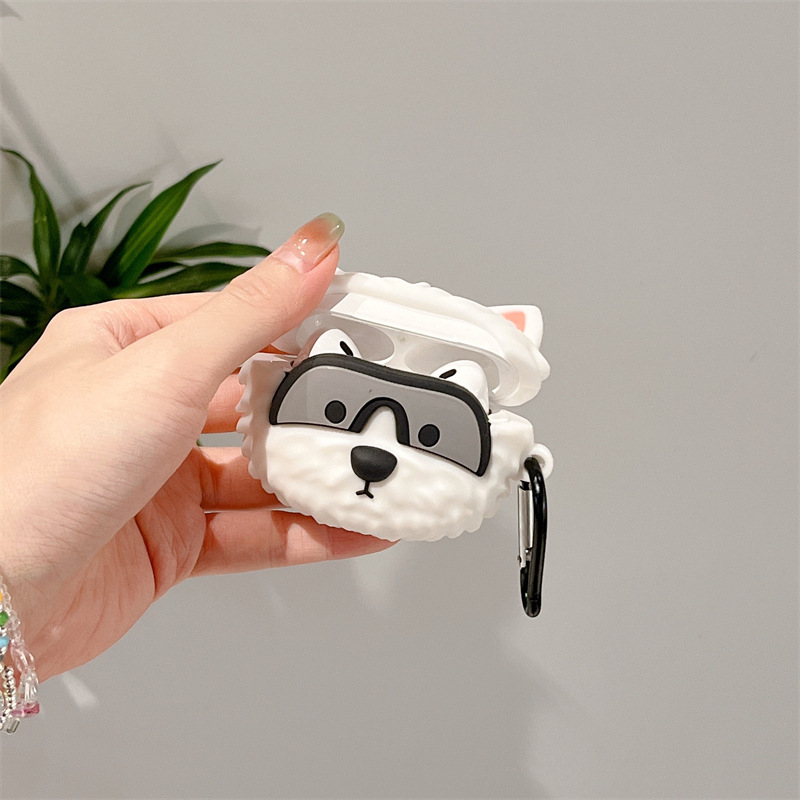 Title 5, Cute Pilot Dog Wireless Earphone Case