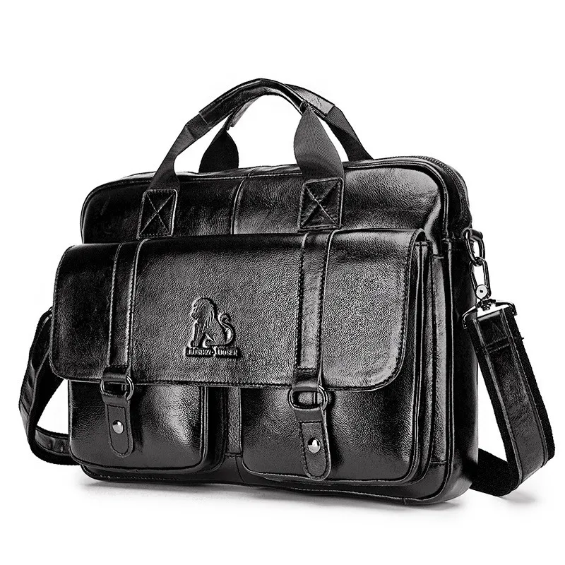 Business Casual Large Capacity Handbag Crossbody - Black