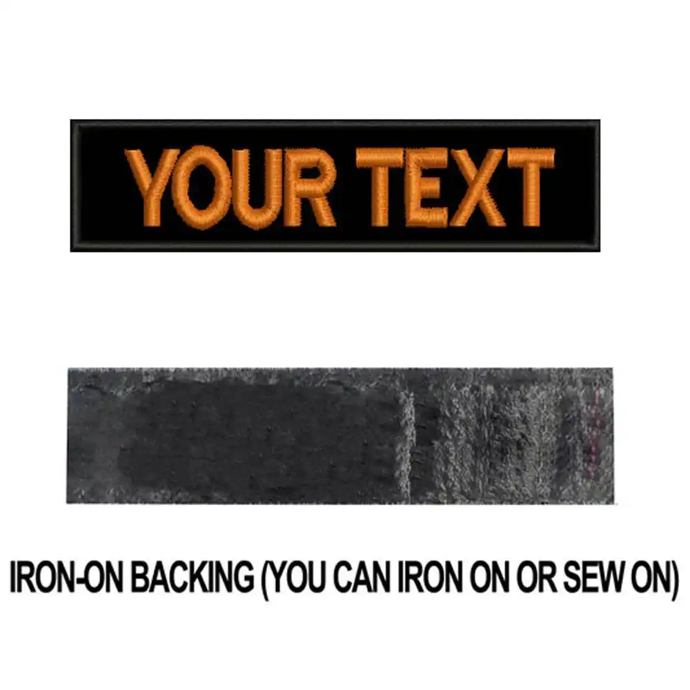Embroidered Standard Adhesive Tape With Velcro Badge