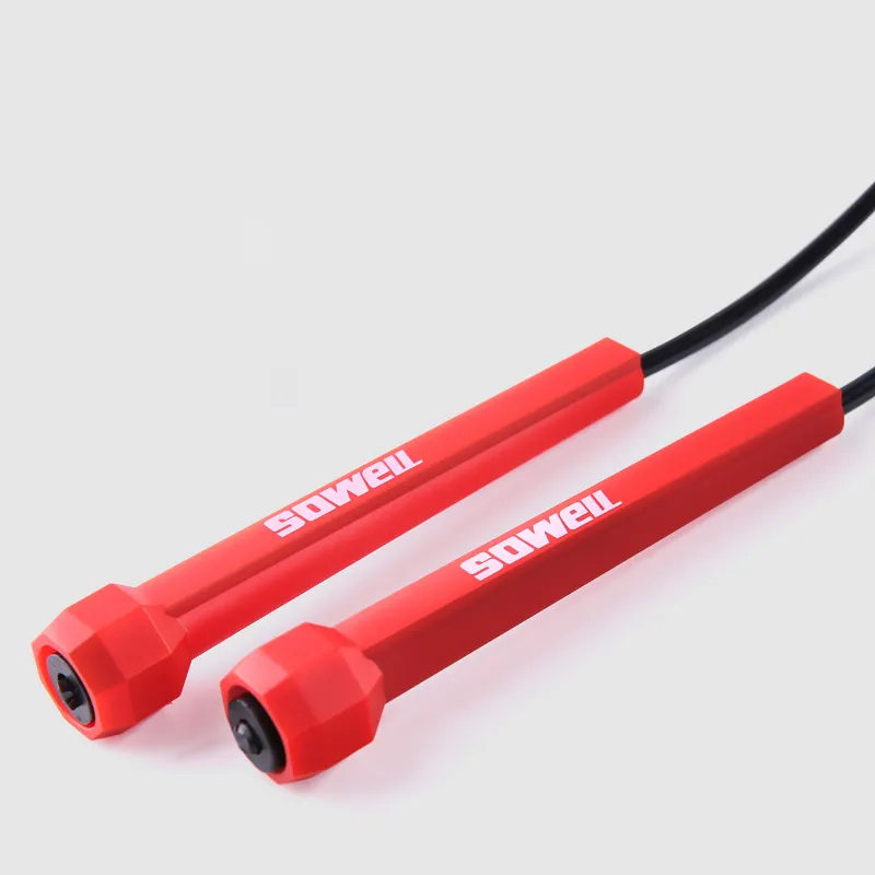 Fitness Crossfit Skipping Rope Cord Speed Jumping Exercise Equipment Adjustable Boxing Skipping Sport Rope Red Balck – image 5