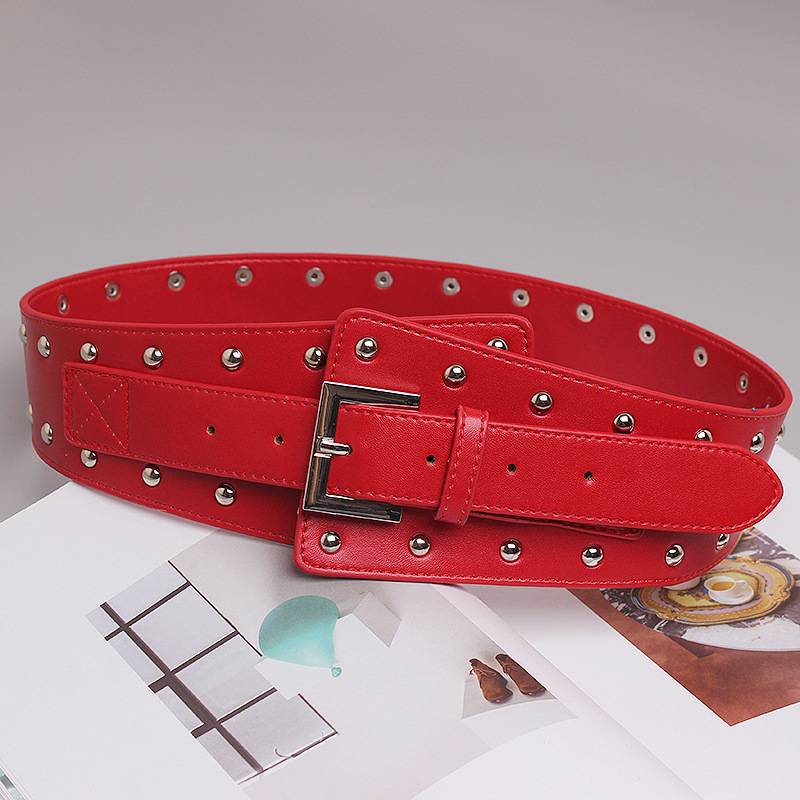 Title 7, Wide-waisted Waistband With Retro Fashion Belt