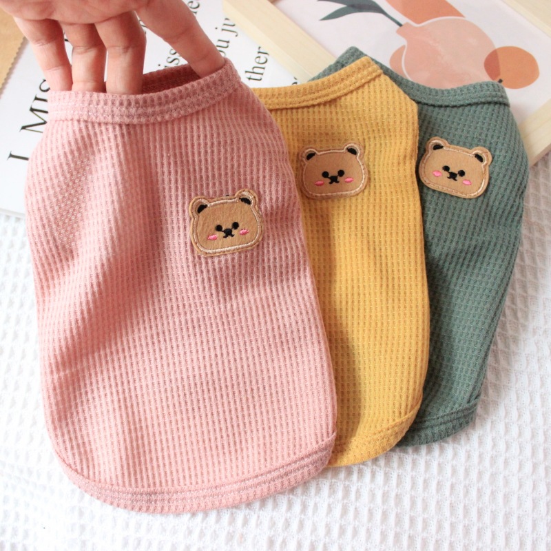 Pet Dog Cat Casual Teddy Bichon Falcon Puppy Thin T-Shirt