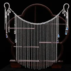 Hanfu Ancient Style Face Covering Curtain Tassel Veil Hanging Ear - Gz570 - View 1