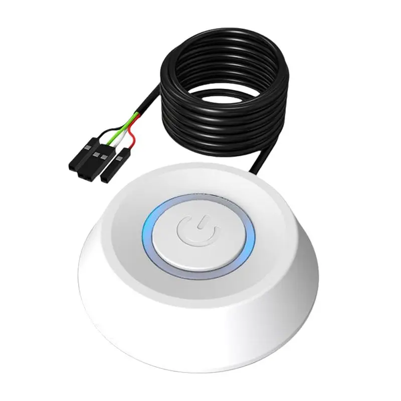 The Power Button For Turning On Computer