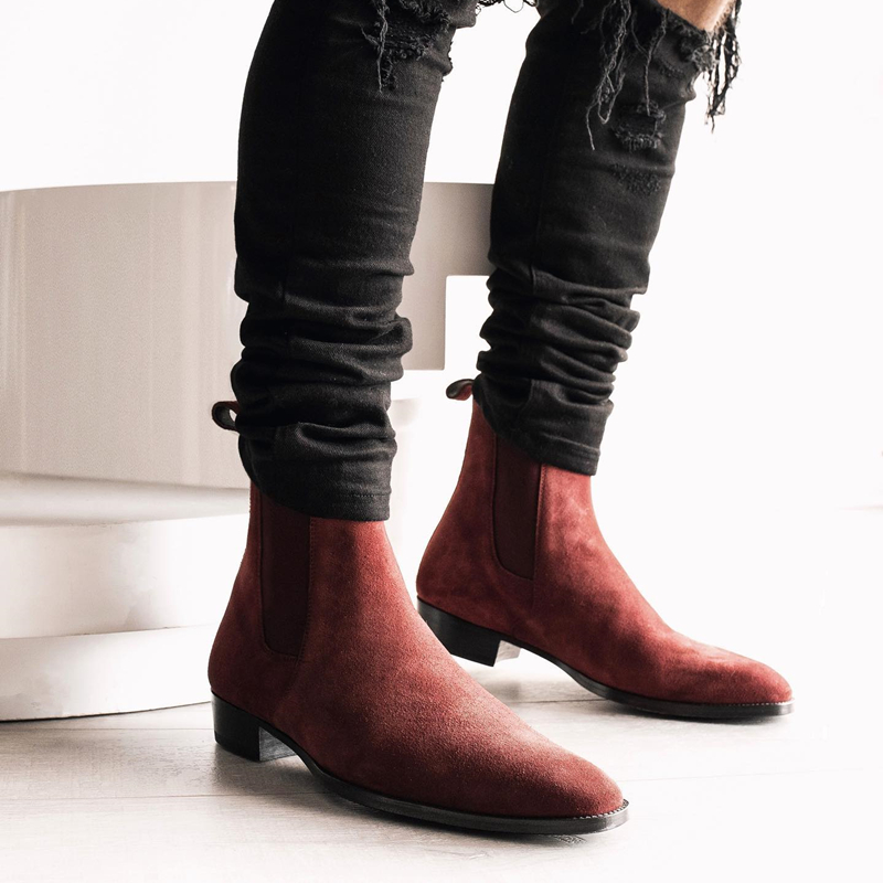 Elastic Belt Comfortable Cross-border Men's Boots