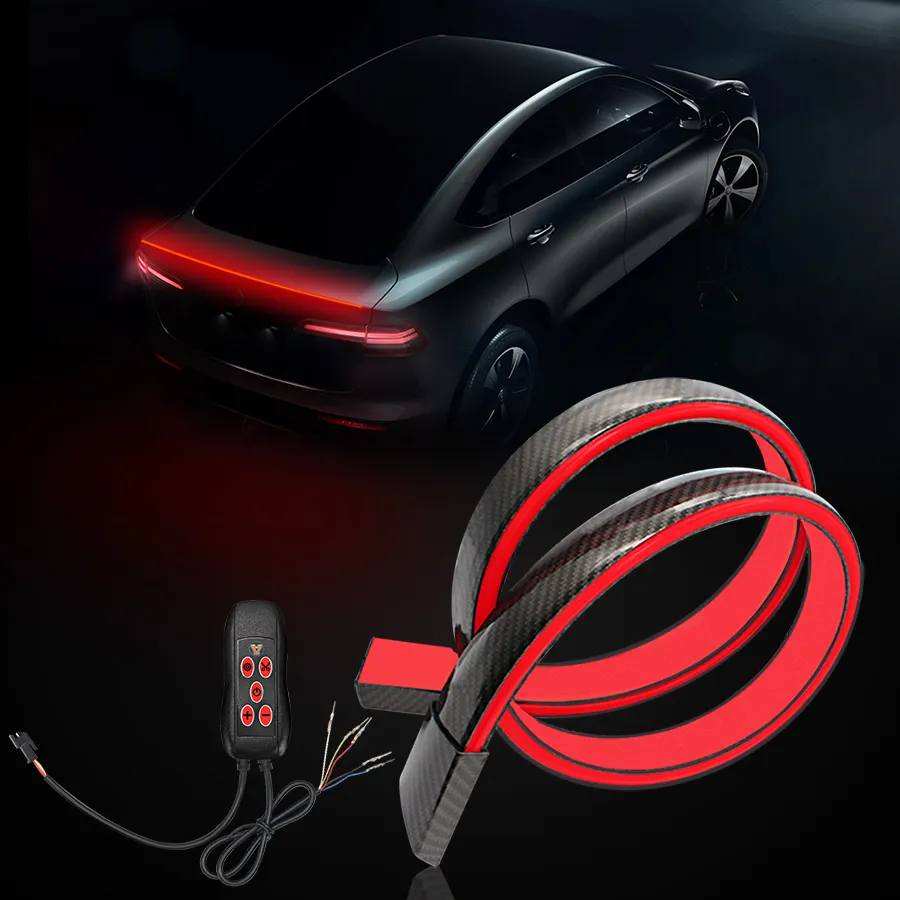 Universal Trunk Spoiler LED Car Strip Brake