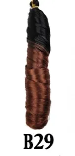 African New Loose Wave Crochet Hair Crochet Hair Extension Big Wave Reel Curved Hair Handle - B29