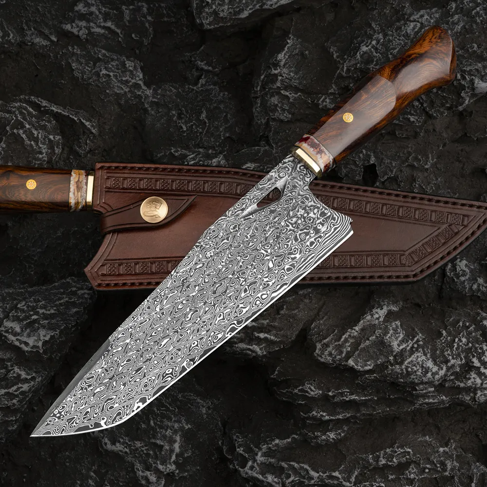 Damascus Steel Kitchen Knife Professional Chef's